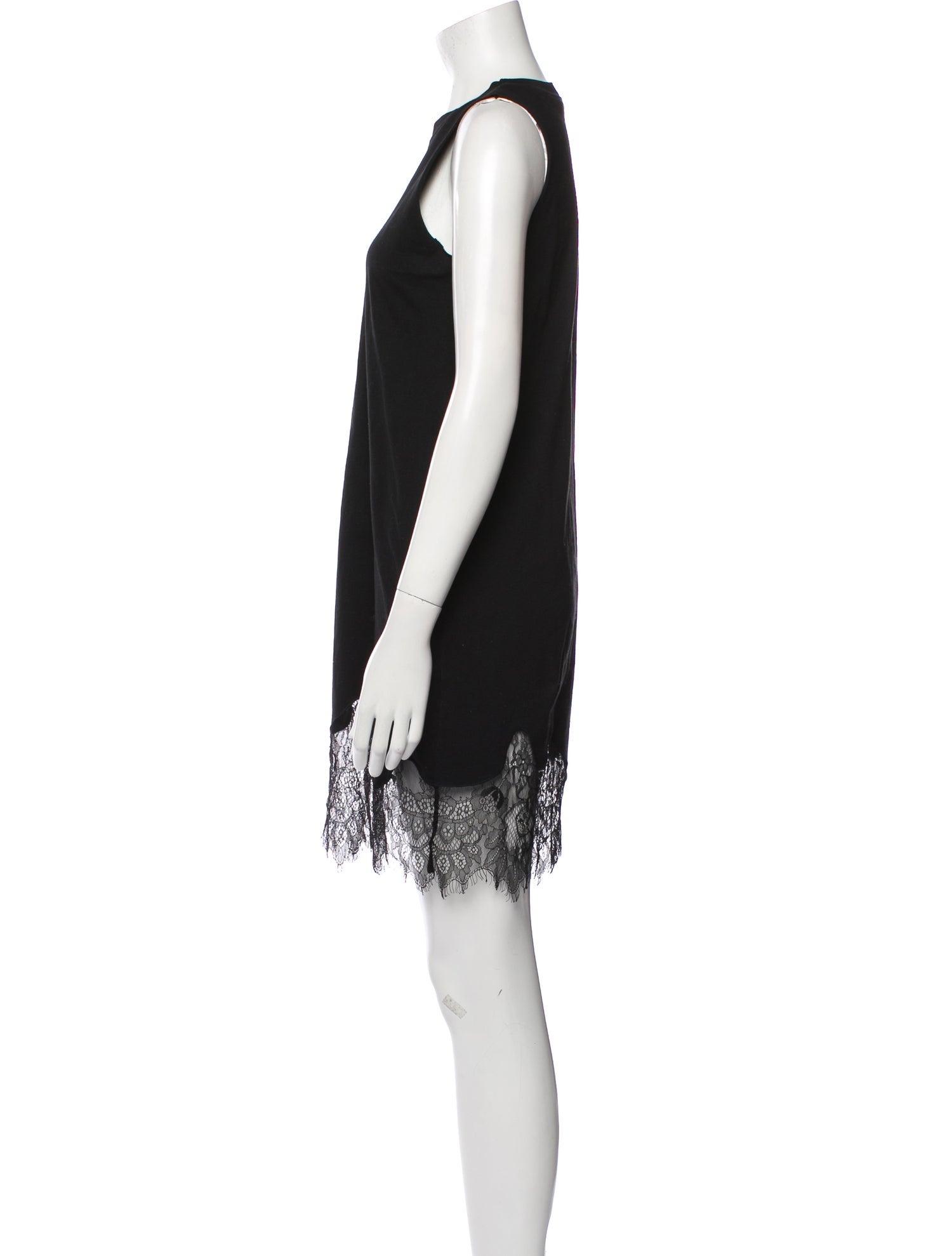 Alexander McQueen Crew Neck Mini Dress